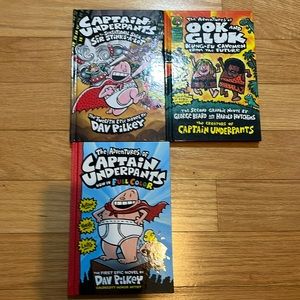 Captain underpants lot of 3